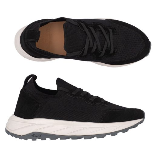 Fabiano Ricci U2540 fekete férfi sneaker Vibram talppal